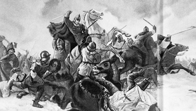 18 апреля — День воинской славы России — День победы русских воинов князя Александра Невского над немецкими рыцарями на Чудском озере (Ледовое побоище, 1242 год)